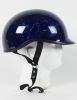 Exbyb - Dot Polo Style Boneyard Blue Motorcycle Helmet