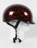 Exbyr - Dot Polo Boneyard Red Motorcycle Helmet