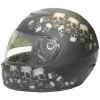 Rz80Sp - Dot Full Face Skull Pile Motorcycle Helmet