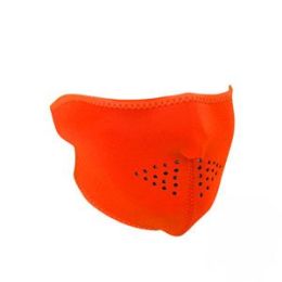 Face Mask - 1/2 Safety Orange