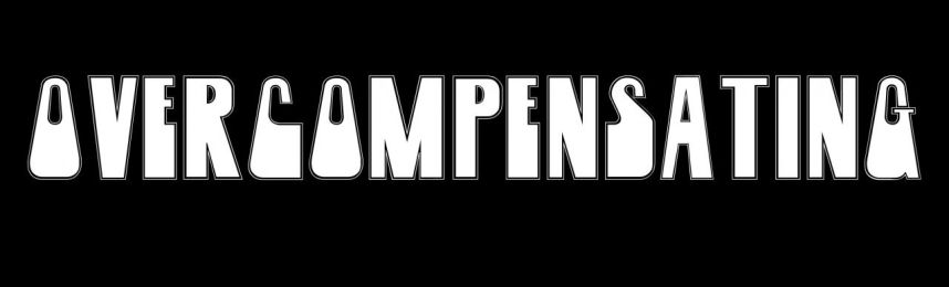 Overcompensating Motorcycle Helmet Sticker (1 Dozen)