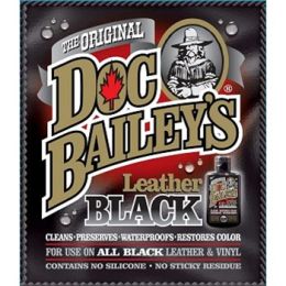 Doc Bailey LBRW Doc Bailey's Leather Black Redye and Waterproof