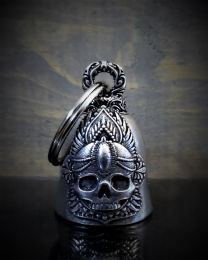 BB-65 Mandala Skull Rose Bell