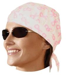 HW2681 Headwrap Pink Ribbon