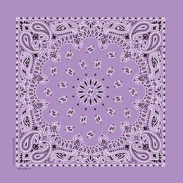 NT4405 Bandana Paisley Lavender