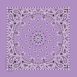 NT4405 Bandana Paisley Lavender