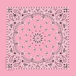 NT4408 Bandana Paisley Light Pink