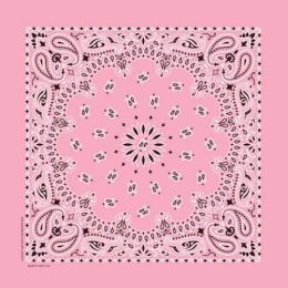 NT4408 Bandana Paisley Light Pink