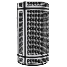 TF235BW Motley Tube&reg; Fleece Lined- Houndstooth, Black and White