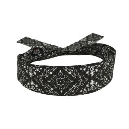 DP101 Cooldanna&reg; Polyester, Black Paisley