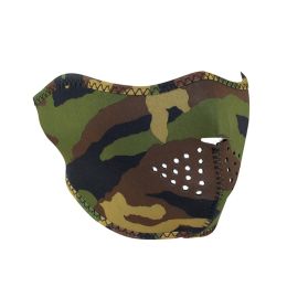 WNFM118H ZAN&reg; Half Mask- Neoprene- Woodland Camo