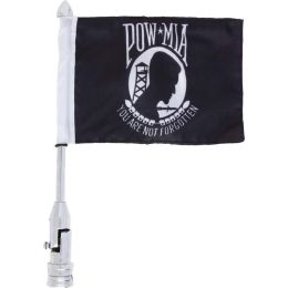 BKFLAGPM MC Flagpole Mount  & POW/MIA Flag