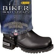 BBS/AB6 Weather Proof- Boot Straps- American Biker- 6 Inch