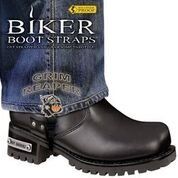 BBS/GR6 Weather Proof- Boot Straps- Grim Reaper- 6 Inch