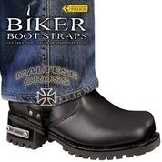 BBS/MC6 Weather Proof- Boot Straps- Maltese Cross- 6 Inch