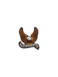 Eagle "Ride with Pride" Motorcycle Patch