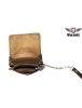 Heavy Duty Brown Leather Chain Wallet