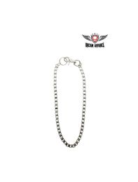 25" Inch Long Chrome Squared-Loop Biker Chain