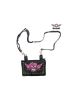 bagStudded Pink & White Sugar Skull Naked Cowhide Leather Belt Bag