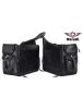 Black PVC Concealed Carry Saddlebag