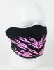 Face Mask - 1/2 Pink Flames Neoprene