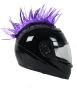 Motorcycle Helmet Mohawk - Purple