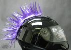 Motorcycle Helmet Mohawk - Purple