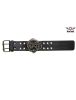 Black Leather Watchband