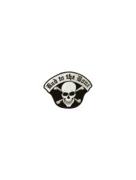Bad to the Bone Skull Patch