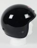 Rmtbk - Dot Black 3/4 Motorcycle Helmet. Three Quarter Helmet