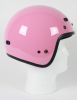 Rmtp - Dot Pink 3/4 Motorcycle Helmet. Three Quarter Helmet