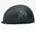 Rhinestone Helmet Patch - Rose