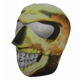 Face Mask - Skull Flame Inferno Face Neoprene