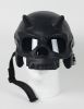 Novelty Half Skull W/Horns Helmet