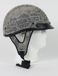 1Croc - D.O.T  Snake Skin Motorcycle Helmet