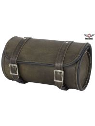 Dark Brown Leather Motorcycle Tool Bag