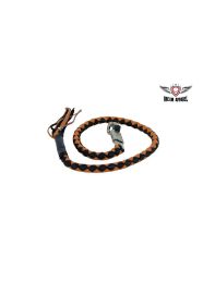 2" Orange & Black Get Back Whip for Motorcycles