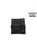 Black Naked Cowhide Leather Belt Bag