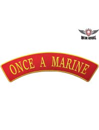 Once A Marine Top Rocker