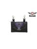 Studded Naked Cowhide Leather Belt Bag with Purple Wings