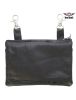 Black All Naked Cowhide Leather Gun Holster Belt Bag