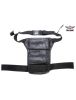 Premier Black Leather Multi Pocket Thigh Bags with Gun Pocket