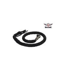 3" Fat Black Get Back Whip for Motorcycles