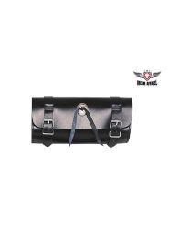 10" PVC Motorcycle Tool Bag With Studs & Concho