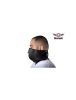 Black Leather Biker Face Mask