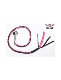 Black & Pink Get Back Whips For Motorcycles