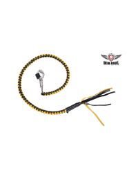 Yellow & Black Get Back Whip For Motorcycles
