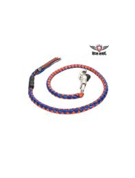 Blue & Orange Motorcycle Get Back Whip