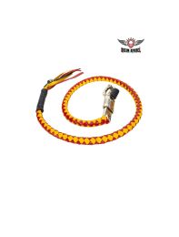 Yellow & Red Motorcycle Get Back Whip