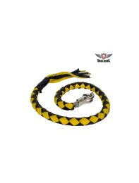 3" Black & Yellow Get Back Whip for Motorcycles